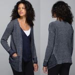 Lululemon  Navy Blue Vestigan Boolux Cardigan Size 8 Photo 1