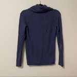 Banana Republic  Blue Turtleneck Wool & Cashmere Blend Sweater S Womens Long Photo 4