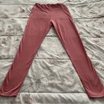 Blush pink Y2K high rise athletic athleisure workout boho leggings, one size Size undefined Photo 7
