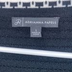 Adrianna Papell  V-Neck Ottoman Stitch Sweater Size Large Photo 3