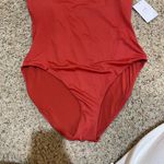 NEW Andie Size XL The Luzon One Piece Swimsuit Chili Pepper Halter High Neck Red Photo 5
