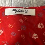 Madewell Novel V Neck Tie-Front Top in Prairie Posies Photo 1