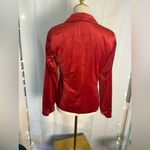 LC Lauren Conrad  Red Velvet Blazer Small Photo 1