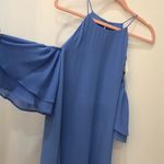 Naked Zebra NWT  Cold shoulder periwinkle dress small . Photo 4