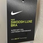 Nike bra women Swoosh Luxe medium support lightweight training Dri-Fit bra Sz XS Photo 5