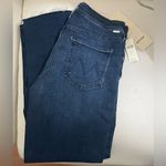 Mother Jeans NWT Mid Rise Dazzler Ankle Fray Fancy Meeting You Here Size 31 Blue Photo 9