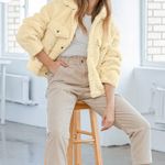 Free People We The Free Teddy Swing Jacket Cream Photo 2