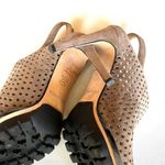 via spiga Tasa Suede Peep Toe Perforated Stiletto High Heels Photo 5