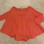 Free People We the Free Swing Red Orange T-shirt Photo 0