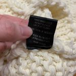 Wishlist Cream Hand Knit Sweater Womens Size M/L Chunky Cable Knit Short Sleeve Photo 7