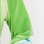 Dolls Kill Baby blue & lime velour crop top and track pants hoodie set•new without tag• Photo 8