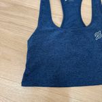 Beyond Yoga  X Peloton Blue Heather Crop Tank Photo 4