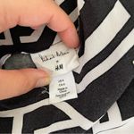 H&M Richard Allan x Calf Length Circle Skirt Midi Dress Black/Beige (Size 4) Photo 7