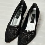 Stuart Weitzman  Black Lace Women's Shoes 8.5 Photo 1