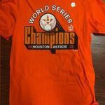 Fanatics  Houston Astros baseball World Series orange short sleeve shirt Photo 0