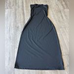 Elegant Black Strapless Maxi Dress Size XL Photo 2