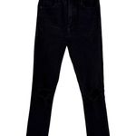 Abercrombie & Fitch Denim Super Skinny Ankle High Rise Black Jeans Size 24 (00) Photo 2