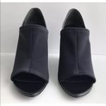 Alexander Wang Black Alla Stretch Leather Neoprene Wedge Pumps. Size 39.5 Photo 11