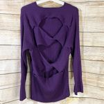 Target Future Collective twisted back crewneck pullover purple sweater Size 2X -NWOT Photo 9