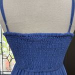 Bar III  Blue Chiffon Pleated Bodice Flowy Skirt Mini Dress Size XXL Photo 4