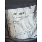 MOTHER The Mid Rise Dazzler Ankle Jeans Now Or Never Size 28 (29x23) Preppy Crop Blue Photo 3