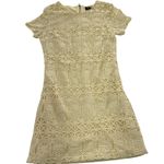 Lulus  Dress Womens X Small Yellow Lace Mini Love You For‎ Eternity Shift Flirty Photo 1