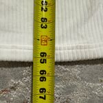 Fabletics  Plush Rib Hooded Jumpsuit Onesie size XL tall cream off white zip up Photo 5