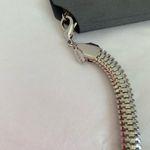 EXPRESS Silver Gem & Rhinestone Necklace NEW Photo 3