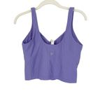 Lululemon Scoop Neck Yoga Tank Top Grid Dark Lavender Size 10 Yoga Pilates Photo 2