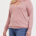 Torrid Women's Pink mauve cut out v neck
Top
Size 3Xl new Photo 0