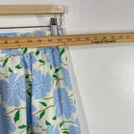 Who What Wear Who What Wear Blue Floral Wrap Maxi Skirt XS Cotton Tiered Lightweight Summer Photo 5