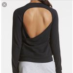 Black Open back detail sweatshirt Size XS Photo 0