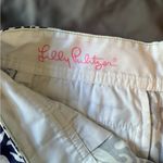 Lilly Pulitzer The Callahan Short. Size 00. Navy & White. Reef Cotton Chino Photo 4
