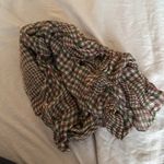 Frenchi Checkered Scarf Red Photo 2