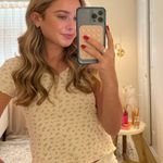 Brandy Melville Floral Top Photo 0