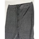 Vince  Tunic Cardigan Sweater Womens Small Silver Black Linen Blend Long Sleeve Photo 2