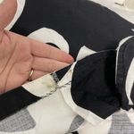 Tori Richard  Hawaiian Floral Tropical Sleeveless Mini Dress Black White size 14 Photo 5