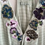 Free People Frida Embroidered Faux-Wrap Tank Small Photo 4