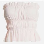 Nordstrom Preppy pink sparkly tube top Photo 2