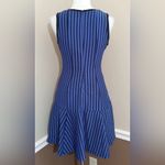 Esley Black & Blue Stretch Knit Sleeveless ModCloth Dress Size Small Photo 4