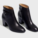 Madewell Black Leather ‘Kelci’ Heeled Boot Size 9 Photo 1