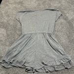 Pink Lily  Gray‎ Ruffle Short Romper size small Photo 4