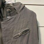 Free People  Grey Hooded Motto Jacket Photo 6