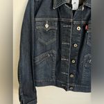 Levi's Levi’s Y2K Made in Brazil Dark Wash Button Up Denim Jean Jacket Size Medium Photo 2