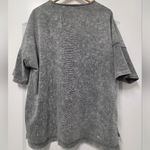 Source Unknown Women's Plus Mineral Washed Knit Top Blouse Exposed Seam Size 3x Black Heavy Photo 4