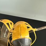 Yellow Strappy Heels Sz 6 Photo 10