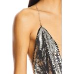 Jaded London  Sequin Asteria Top in Black and Grey 0 XS New Womens Backless Crop Photo 4