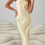 Princess Polly  Haley Maxi Dress Yellow Photo 1