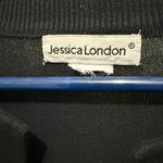 Jessica London Women’s Medium Black Cardigan with Gold Buttons Photo 2