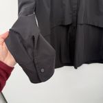 Athleta  Black Snap Button Athletic Jacket Lightweight Size XL Photo 2